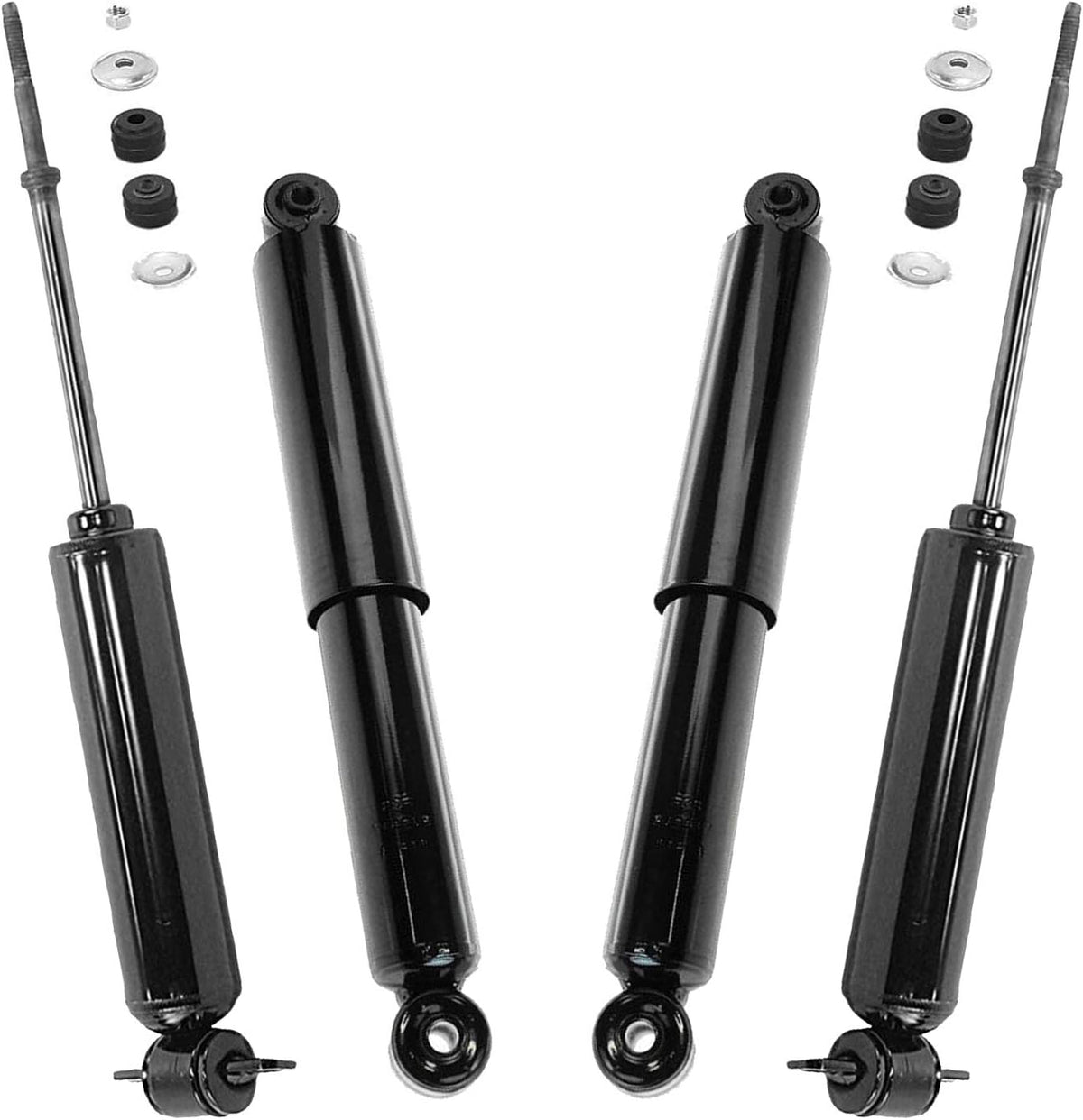 2WD Front & Rear Shock Absorber Assembly 4pc Set Z633