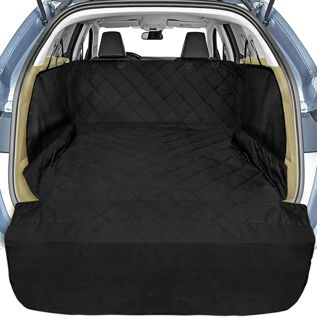SUV Cargo Cover with Side Flaps Water Resistant Nonslip Dog Seat Cover J173