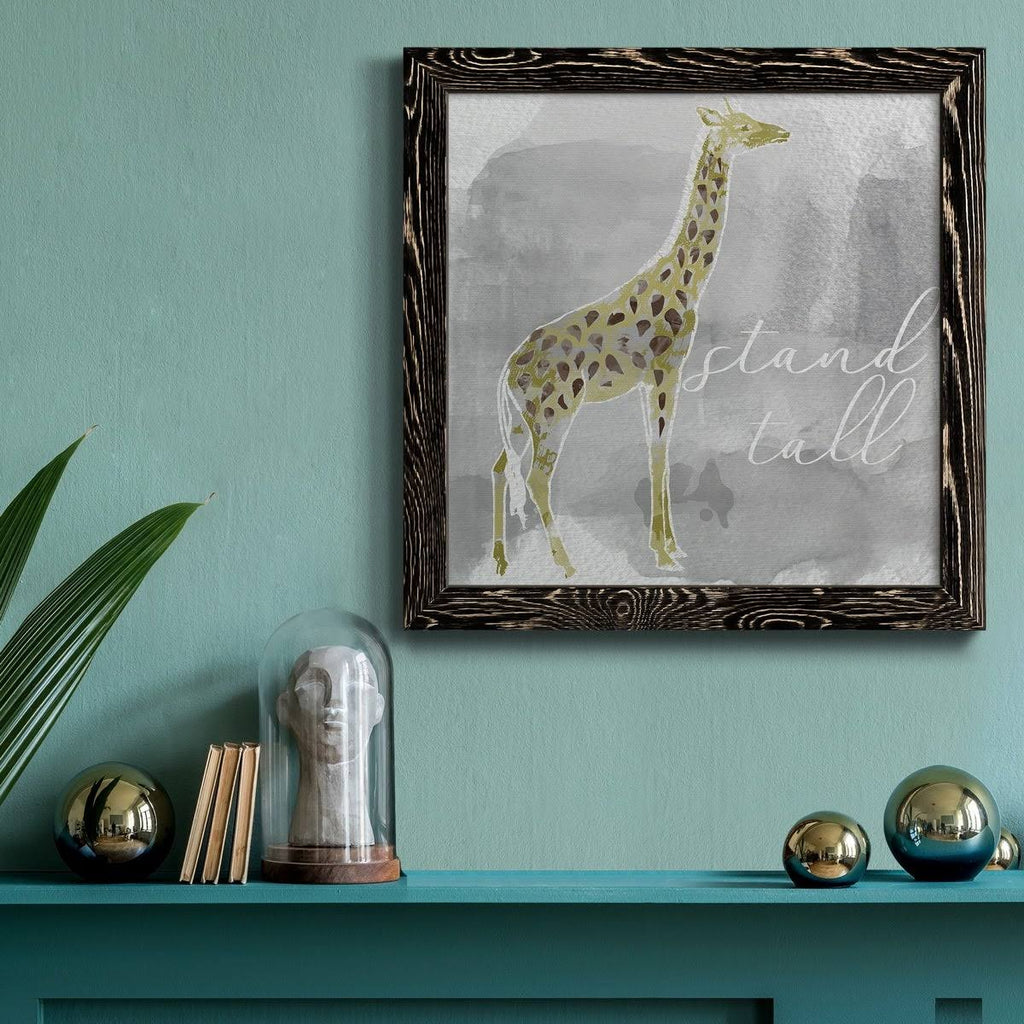 Grey Framed Canvas Y572