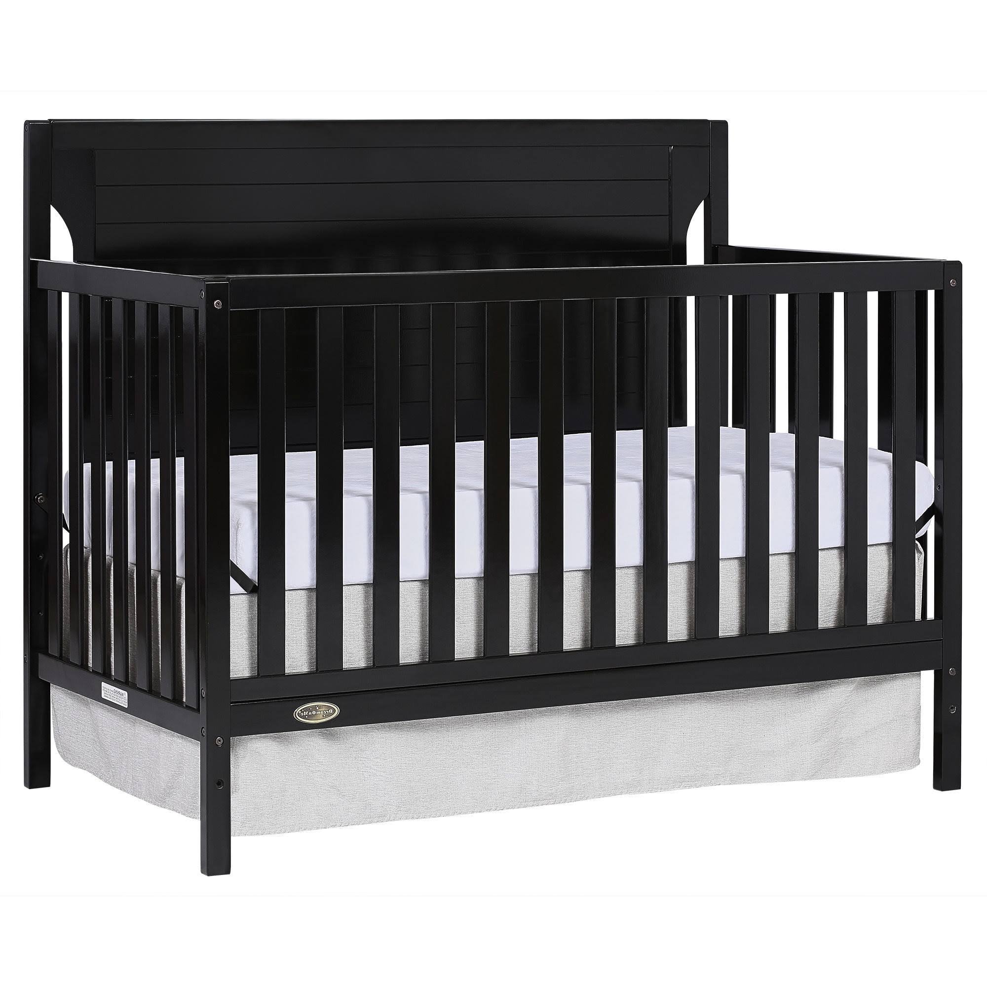 Black 5 in 1 Convertible Crib C841
