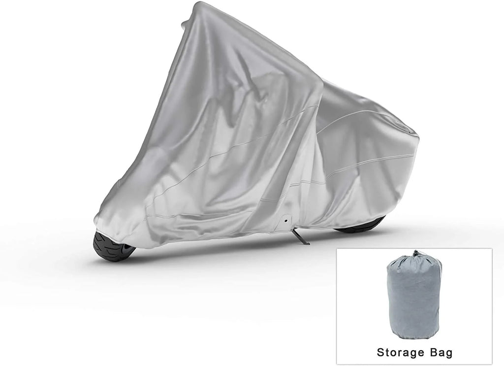 Motorcycle Cover with Securing Straps and Storage Bag D389209