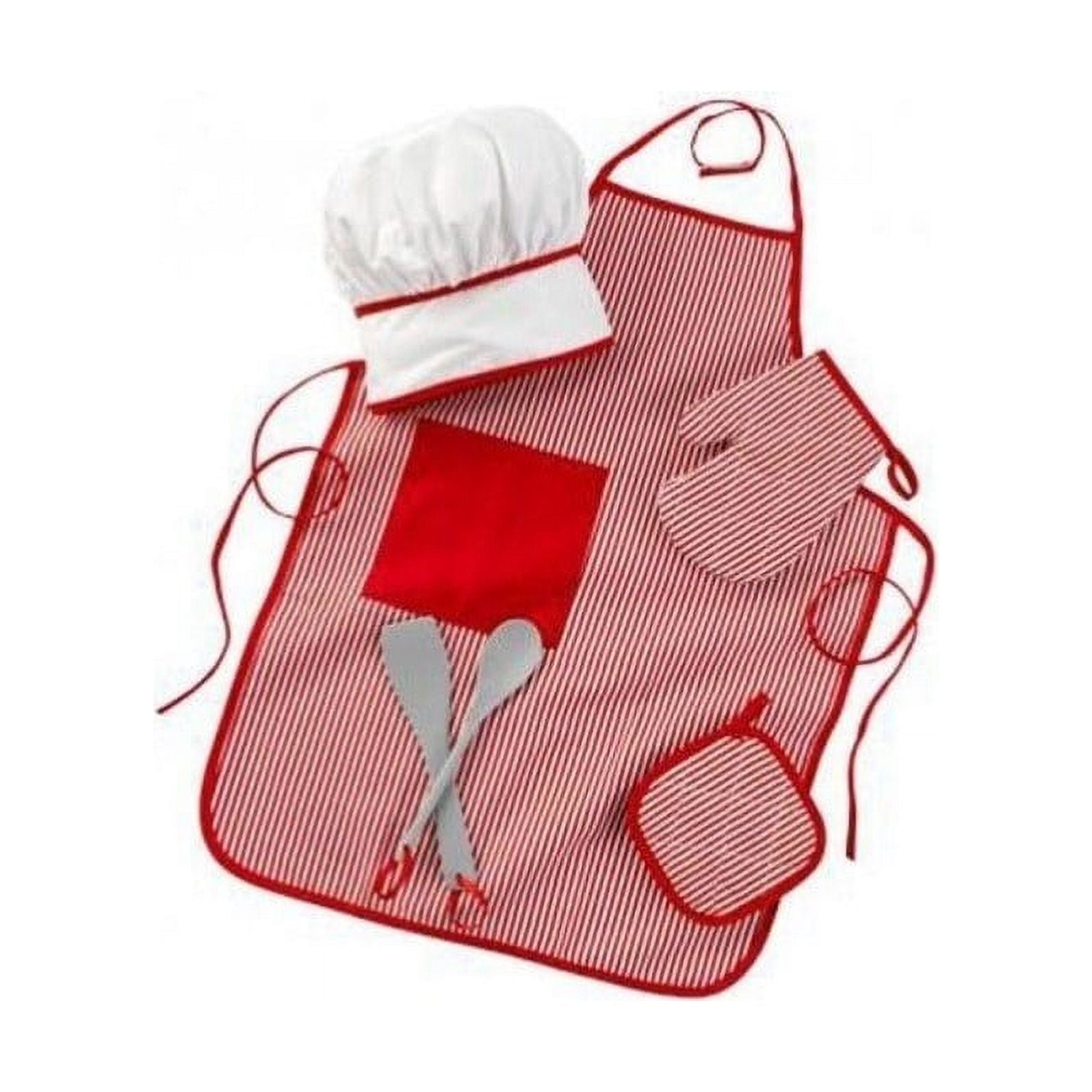 2 Piece Play Kitchen with Lights and Sounds and Chef Accessory Set Y7174
