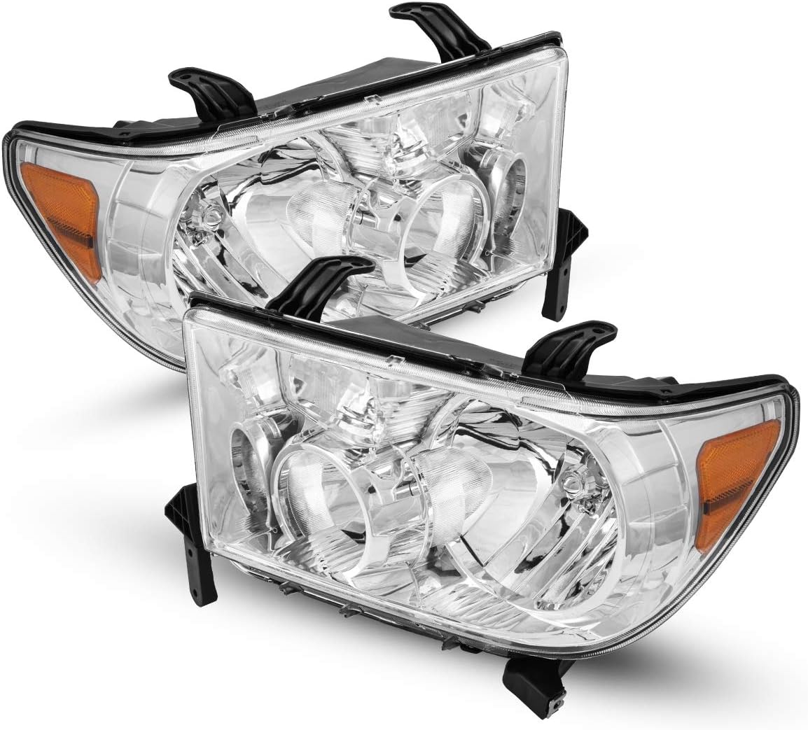 Black Headlight Housing Assembly Set R106
