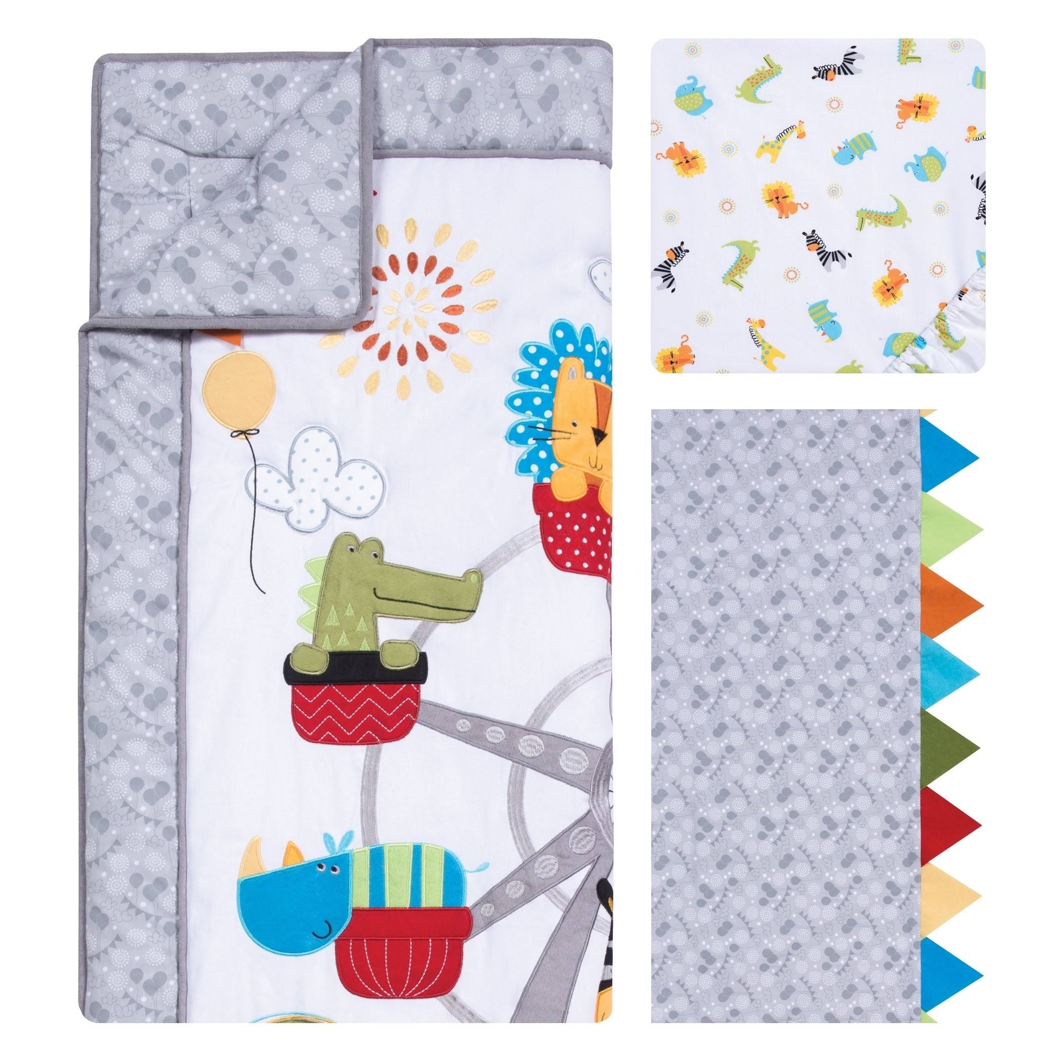3 Piece Crib Bedding Set A4105