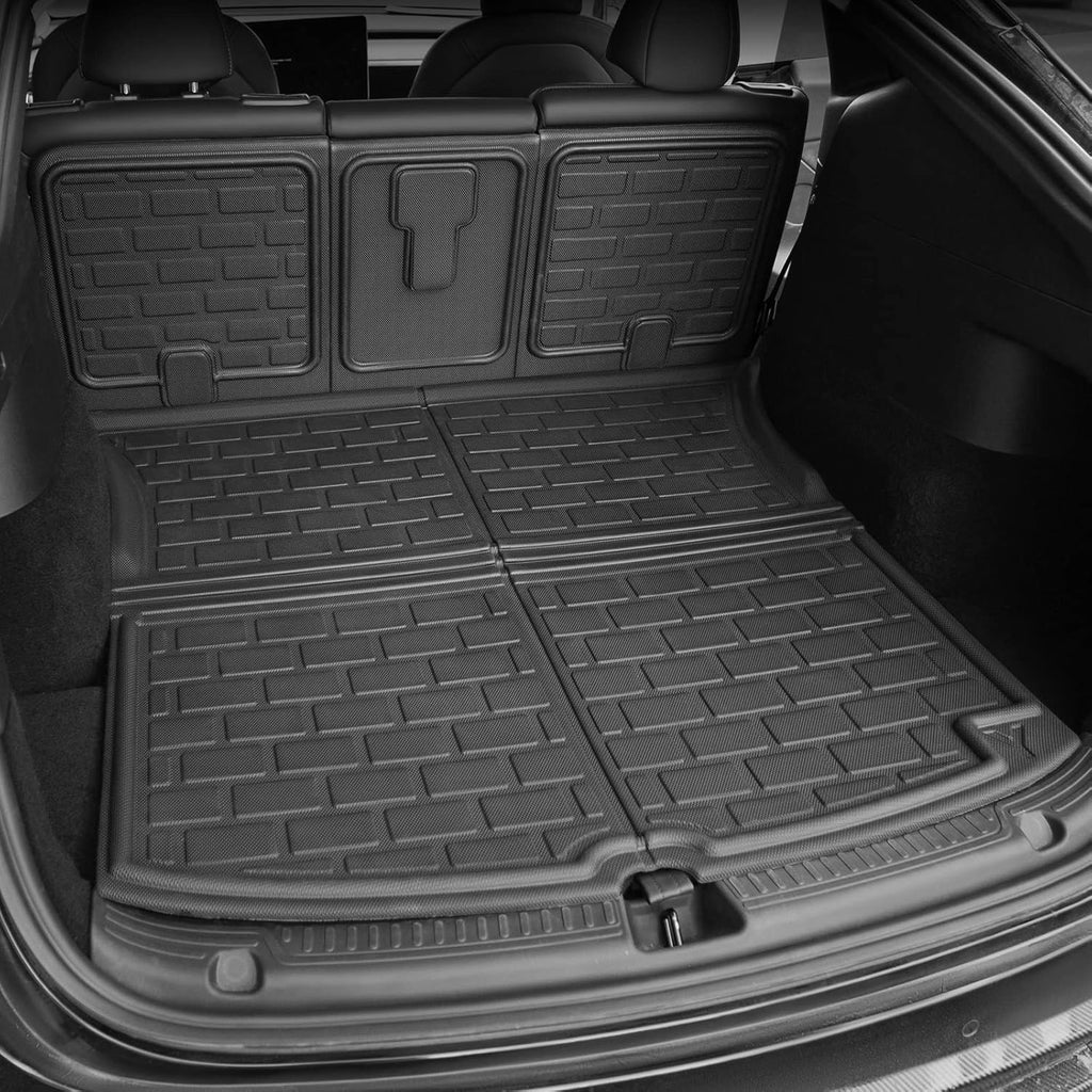 Tesla Model Y Trunk Mat Rear Storage Mat Cargo Liner Set of 9 Mats for 5 Seats L810645