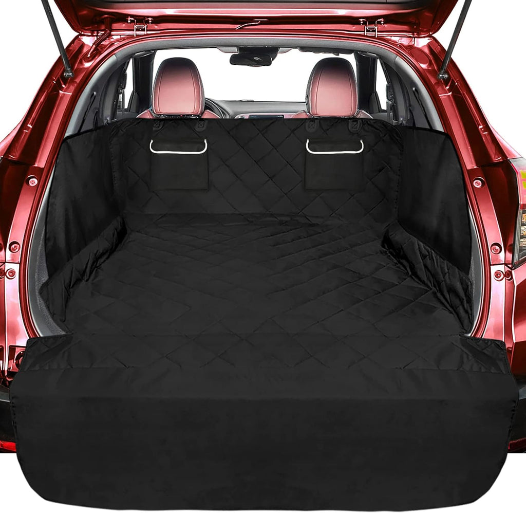 SUV Cargo Cover with Side Flaps Water Resistant Nonslip Dog Seat Cover J173