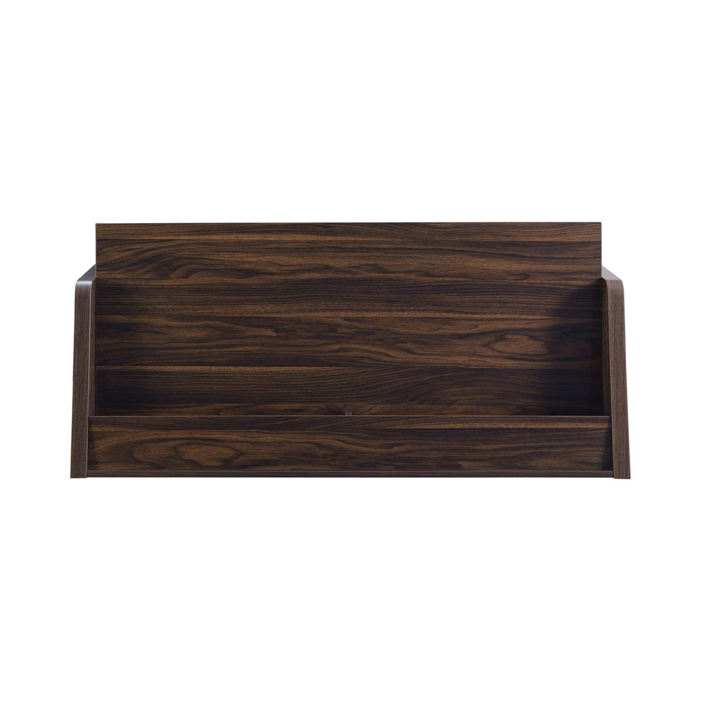 Walnut Writing Desk with Outlet S633