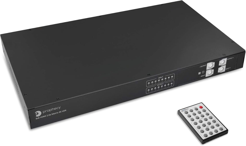 4x4 HDMI 2.0 Matrix Switcher with IR Remote, 4K 60Hz HDR, 18Gbps, 4 in 4 Out N75314
