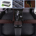 Red Waterproof Full Coverage Car Floor Mats C6053