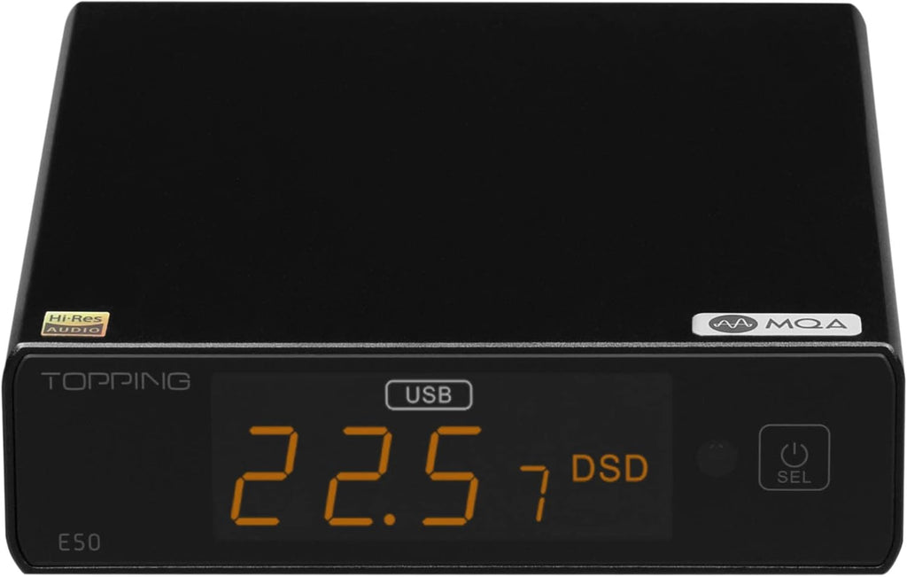 Black Mini HiFi DAC USB/Coax/Opt Inputs RCA/TRS Outputs Decoder R5519