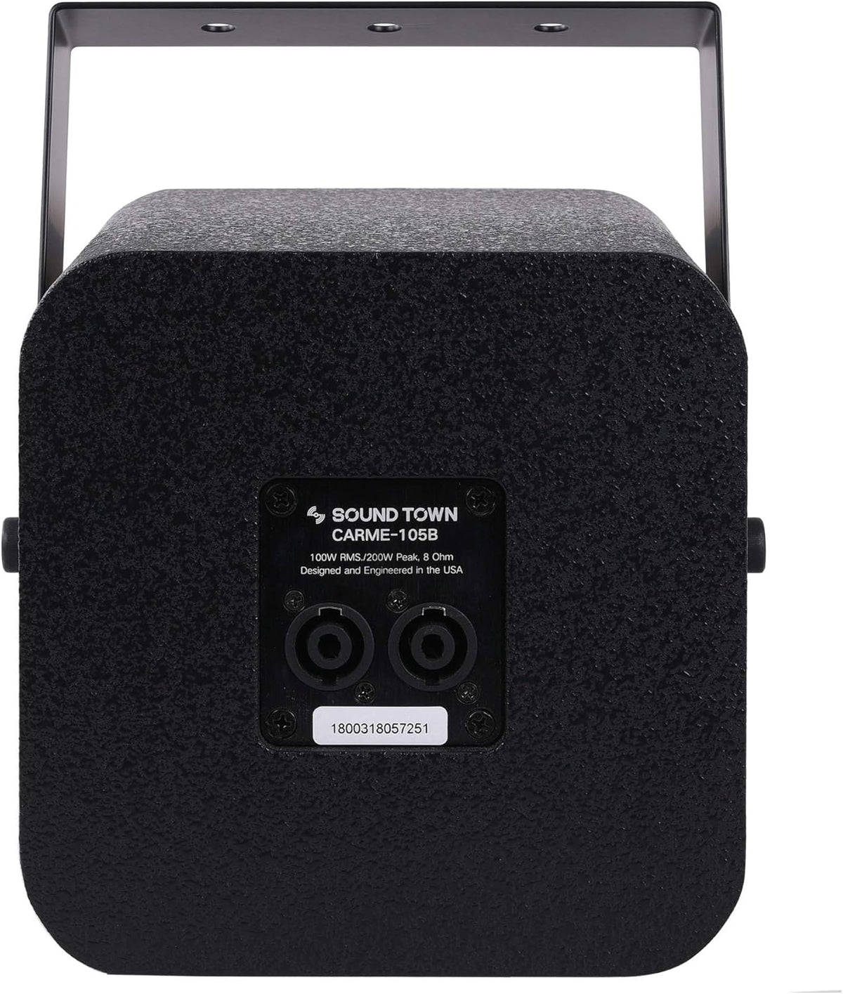 Pair of Dual 8 2-Way Passive Professional Loudspeaker, Black with U Bracket G26400