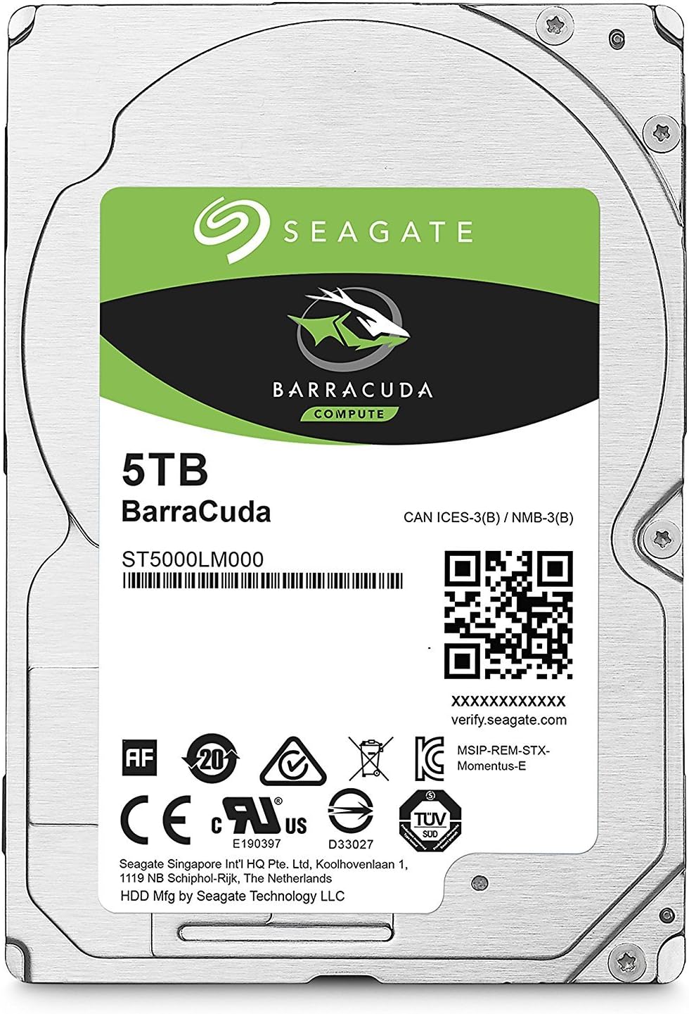 5TB SATA Internal Hard Drive (Renewed) C987