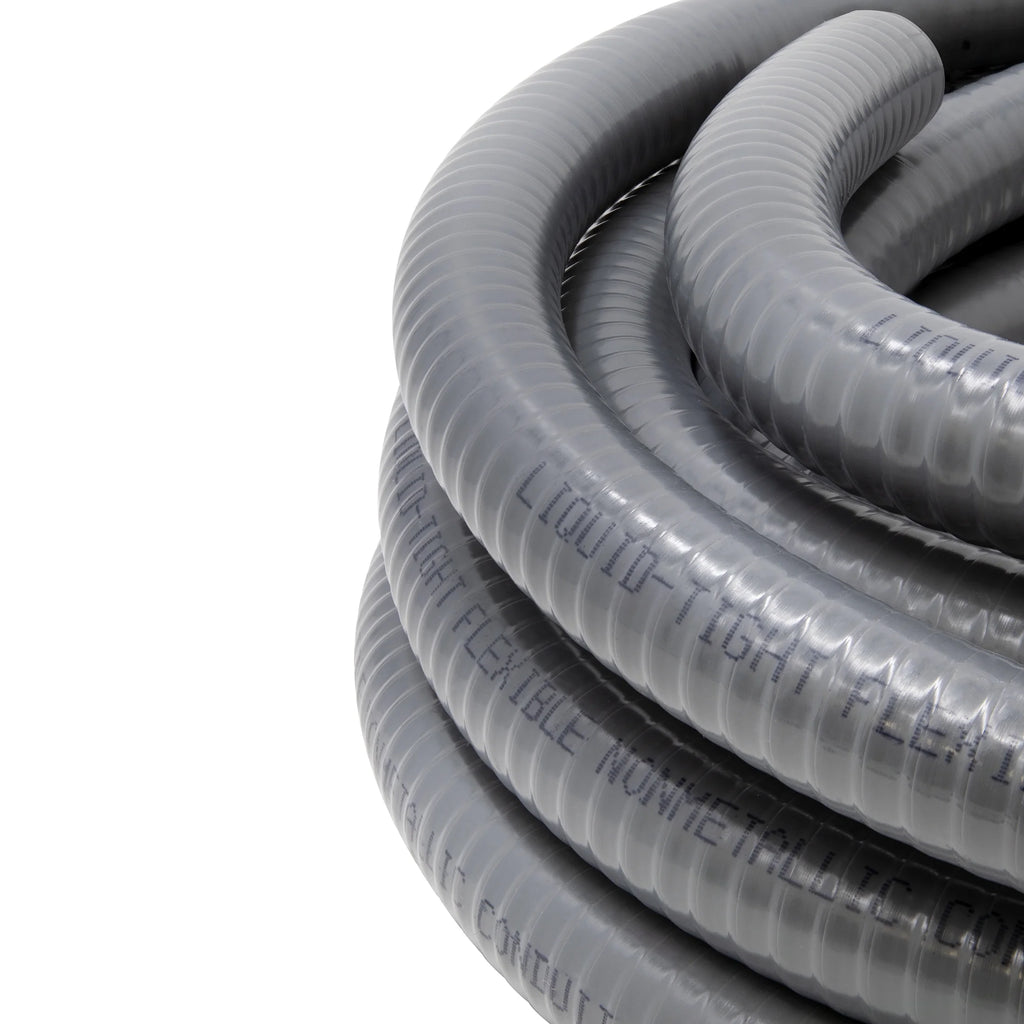 25 ft Flexible PVC Non Metallic Liquid Tight Electrical Conduit L255447