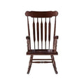 Cappuccino Finish Wooden Rocking Chair F287