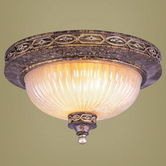 Palacial Bronze 3-Light Ceiling Mount O611