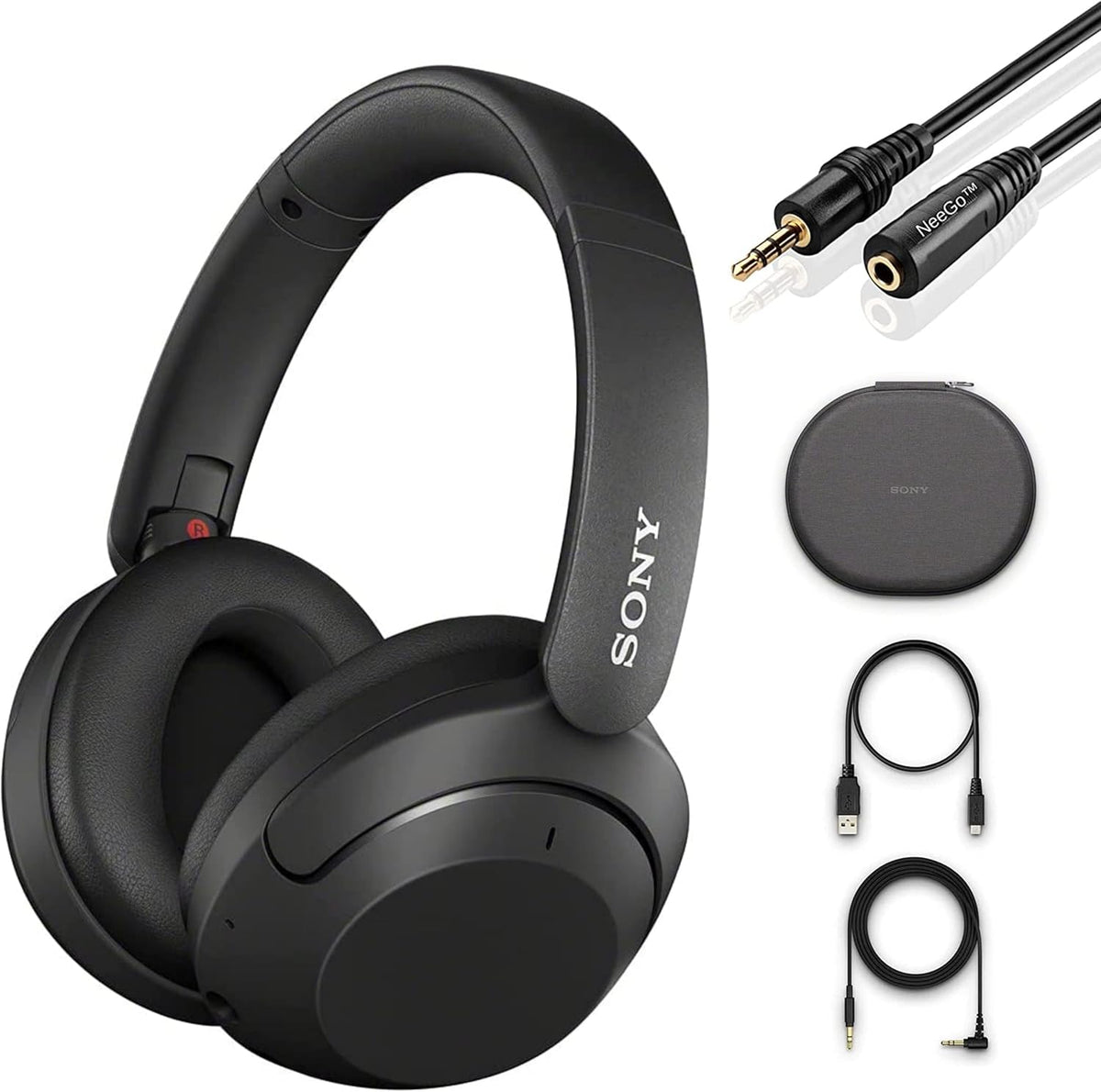 Wireless Bluetooth Over The Ear Headset with Microphone Extra Bass Noise Cancelling Headphones C7232