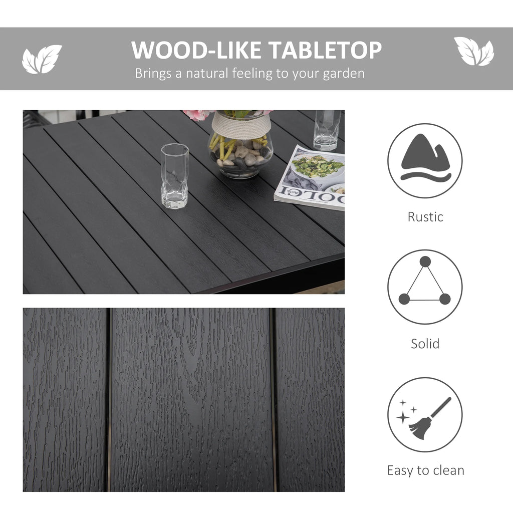 Rectangular Aluminum Outdoor Dining Table V55963