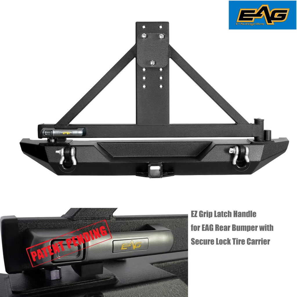 Rock Crawler Rear Bumper with Tire Carrier S1211