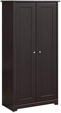 2 Door Storage Cabinet in Espresso Oak T14823