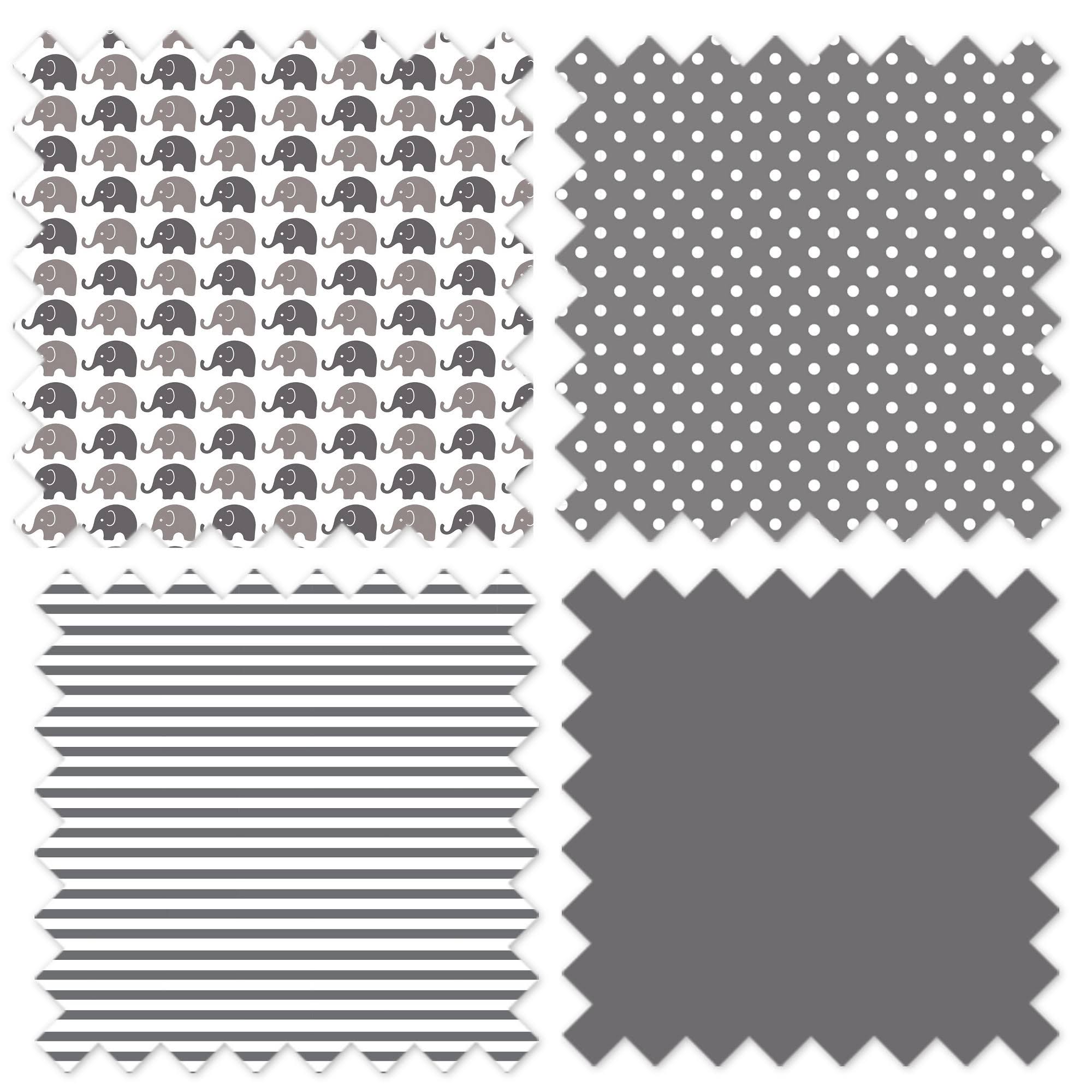 10 PC Crib Bedding Set with 2 Crib Fitted Sheets X4774
