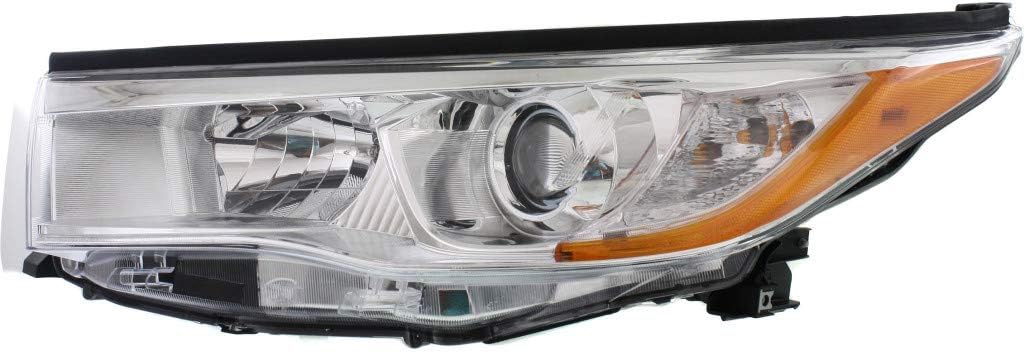 Passenger Side Halogen Headlight for Toyota Highlander 2014 2015 2016 P298