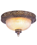 Palacial Bronze 3-Light Ceiling Mount O611