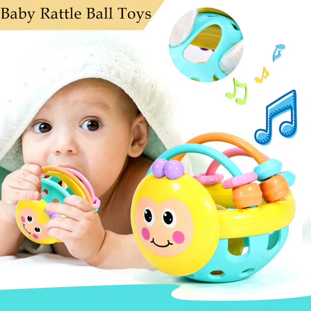 Sensory Teether Toy Silicone Rattle Ball Y421400