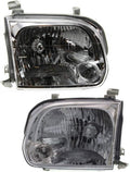 Pair Headlights for 2005-2007 Toyota Sequoia W447661