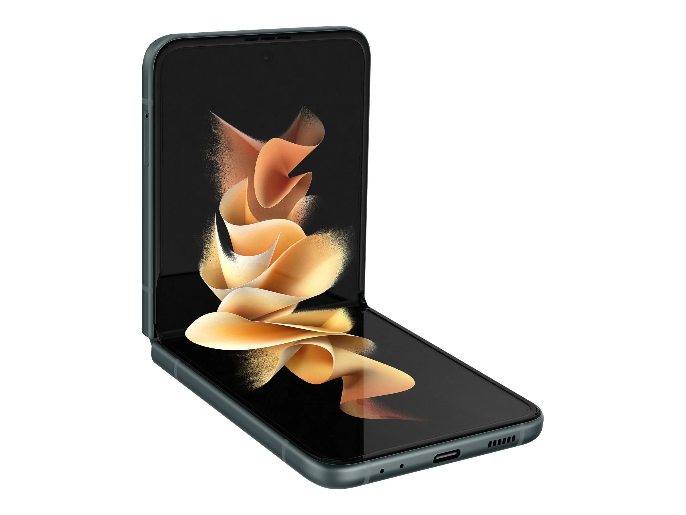 Galaxy Z Flip3 5G smartphone, dual-SIM, RAM 8 GB / Internal Memory 128 GB, OLED display, 6.7", 2640 x 1080 pixels, 2x rear cameras 12 MP, front camera 10 MP, green O447046