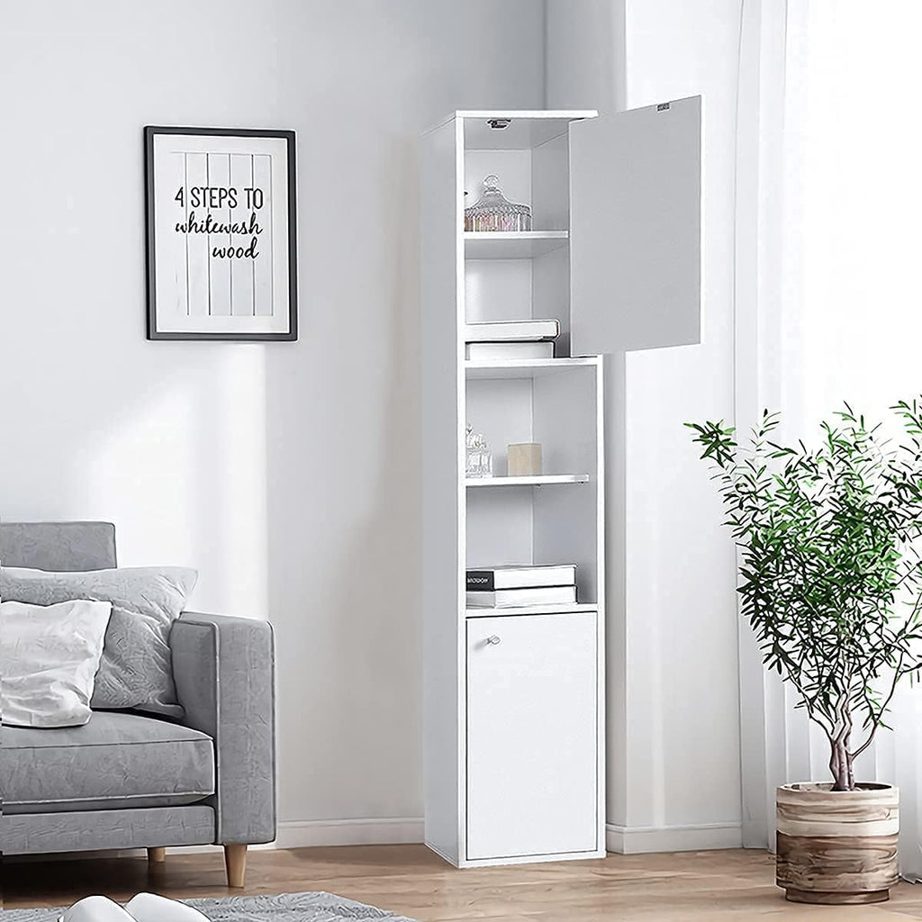 Floor Cabinet Storage 2 Doors 6 Shelves S579