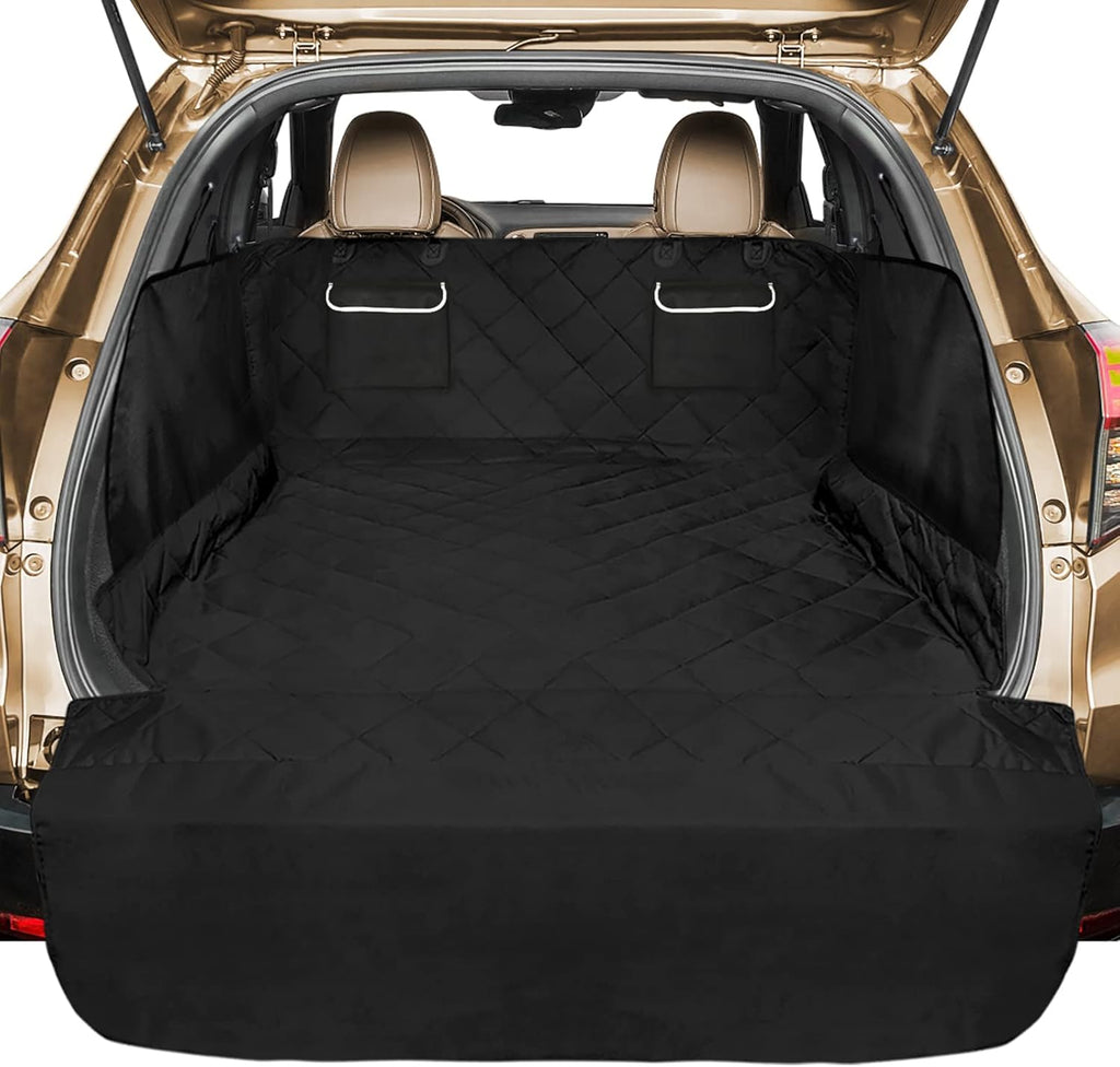 SUV Cargo Cover with Side Flaps Water Resistant Nonslip Dog Seat Cover J173