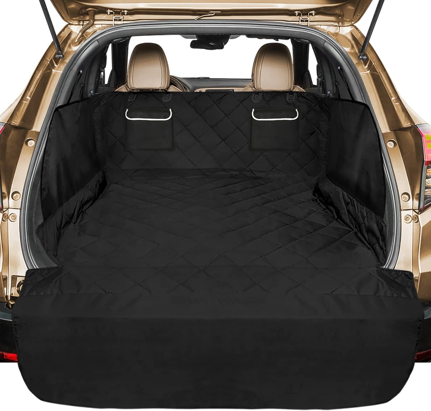 SUV Cargo Cover with Side Flaps Water Resistant Nonslip Dog Seat Cover J173