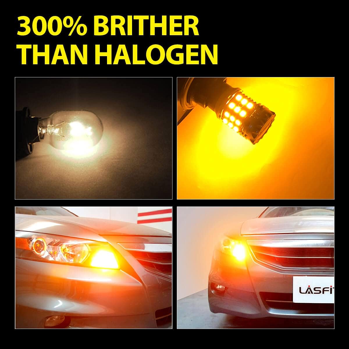 3157 LED Bulb Amber/Yellow with Standard Socket B10967