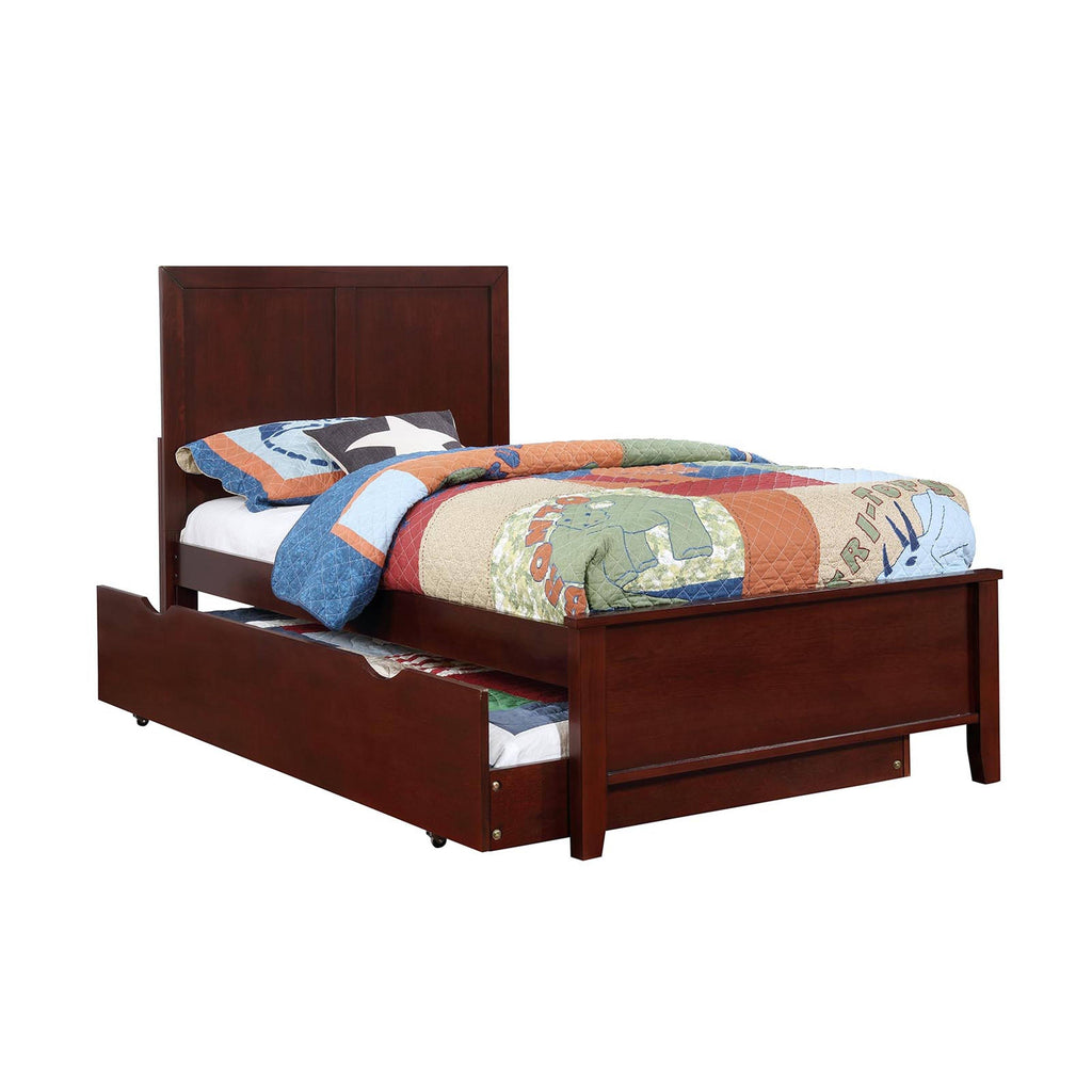 Twin Solid Wood Panel Bed A15575