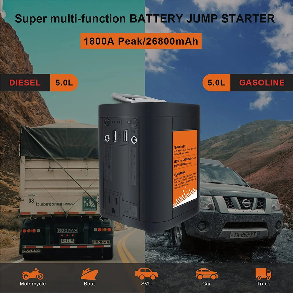 26800mAh Car Jump Starter Power Bank H80104