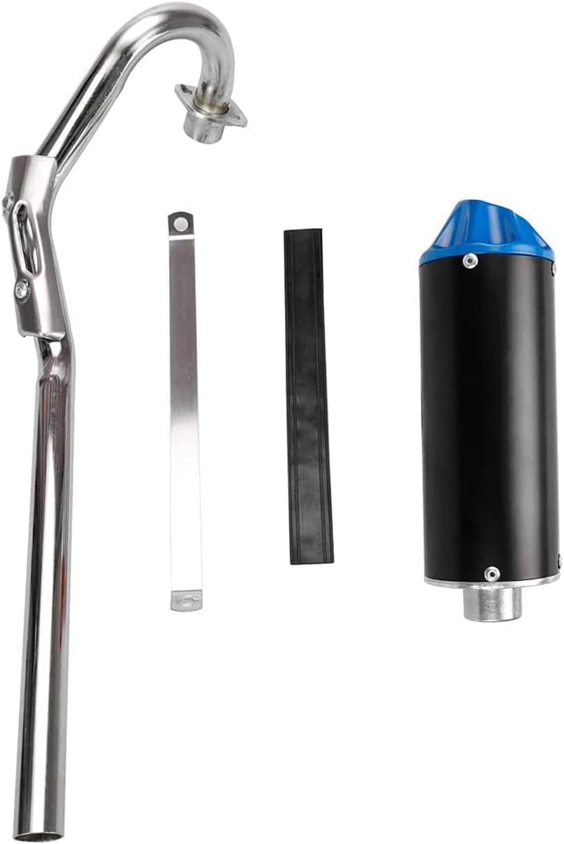 Blue Pack of 2 Exhaust Muffler Silencer Pipe Assembly Kit H88137
