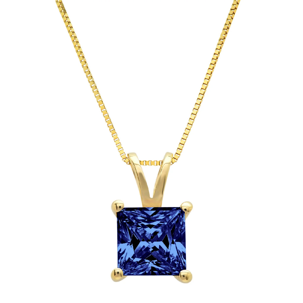 14k Yellow Gold Pendant with 16" Chain V472