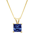 14k Yellow Gold Pendant with 16" Chain V472