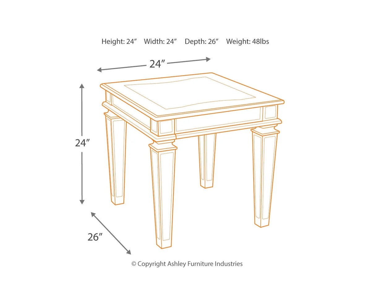 Silver End Table R680
