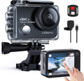 4K 60fps 20MP Touch Screen WiFi Action Camera with External Microphone S82428