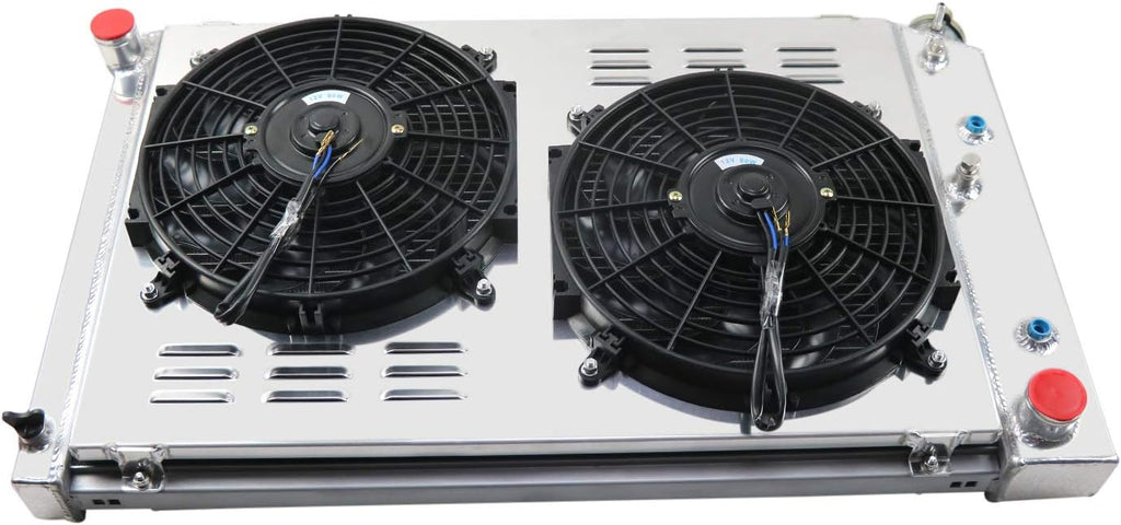 3 Row All Aluminum Radiator with 2X12" Fans Shroud and Relay V458990