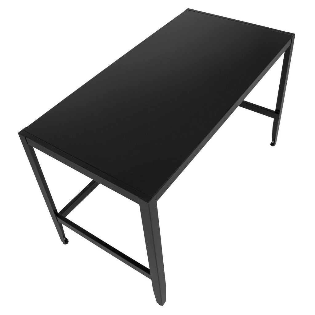 Black Metal Parsons Desk W380