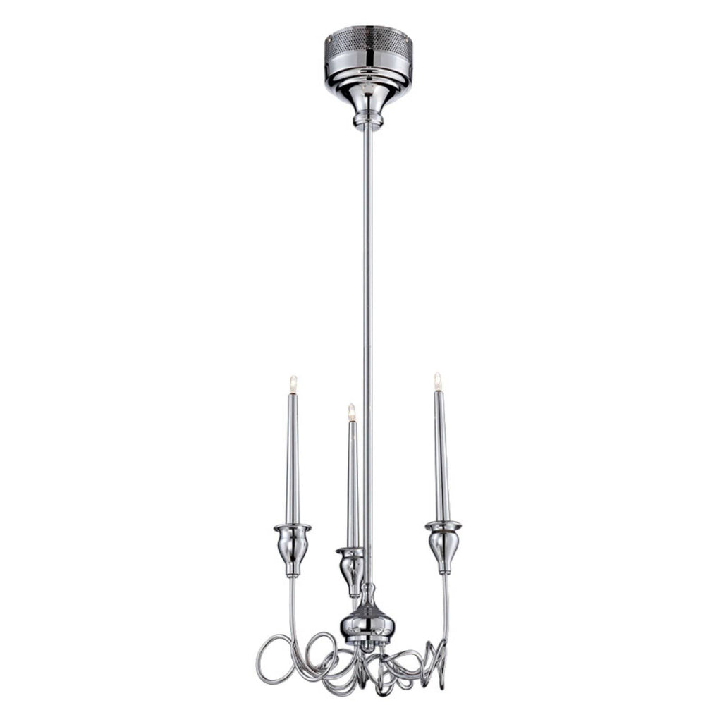 Chrome 3 Light Mini Chandelier C573