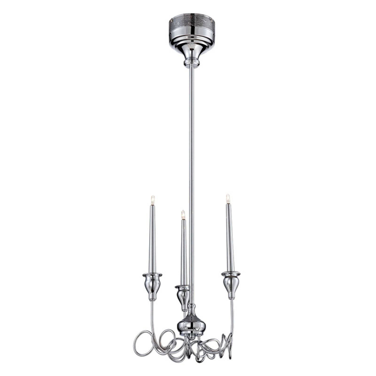 Chrome 3 Light Mini Chandelier C573