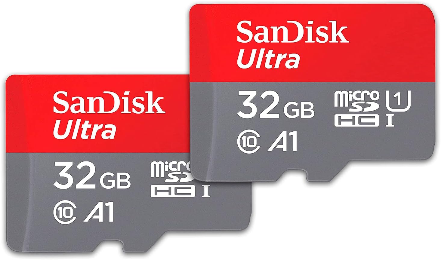512GB microSDXC UHS-I Memory Card with Adapter, 120MB/s, C10, U1, A1, Pack of 2 B757513